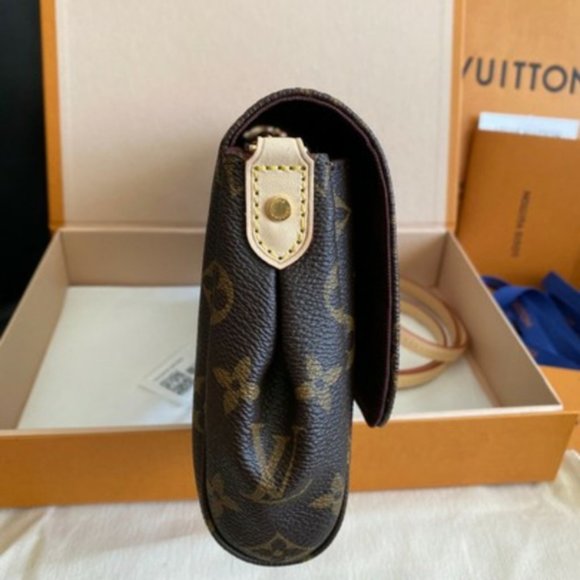 100% Authentic Louis Vuitton Favorite MM Monogram - Picture 7 of 8